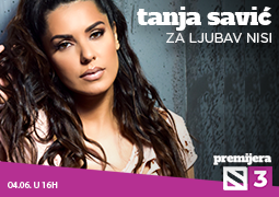 Radio S3 Premijera - Tanja Savić ''Za ljubav nisi''